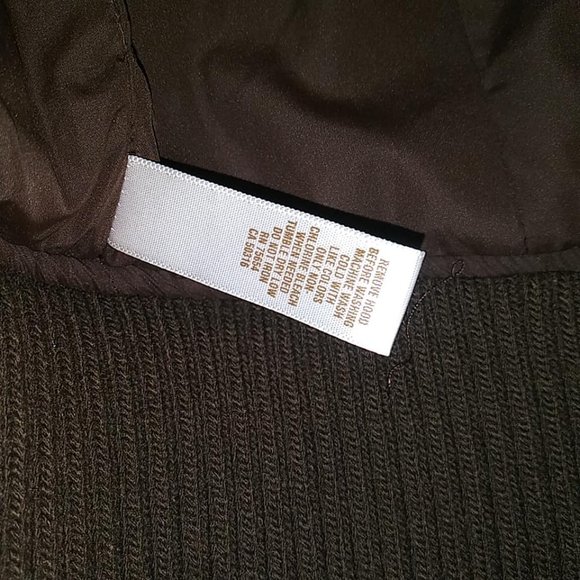 Abercrombie Size L Girls Brown Down Puffer Vest - Picture 10 of 10